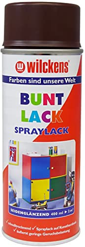 Wilckens Spraylack Buntlack Seidenglanz, 400 ml, RAL 8017 Schokoladenbraun
