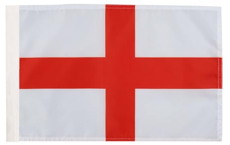 AZ FLAG Flagge England 45x30 cm Fahne Englische Polyester 100D Hohlsaum | Für innen und außen dekorative Flagge doppelte Nähte und verstärkte Kanten mit Masttunnel 100D Polyester