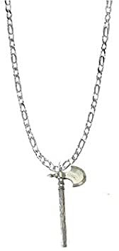 H7 romain Bataille Hache Pendentif en argent sterling 925 fait à la main Chaîne de 45,7 cm avec Prideindetails Boîte cadeau