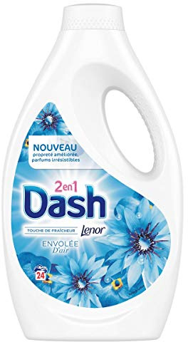 Dash 2in1 Flytande tvättmedel, frisk luftparfym, 72 tvättar (1,32L)
