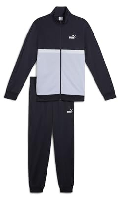 PUMA Jungen Poly Colorblock Suit B Gestrickte Anzüge, New Navy, 164 EU