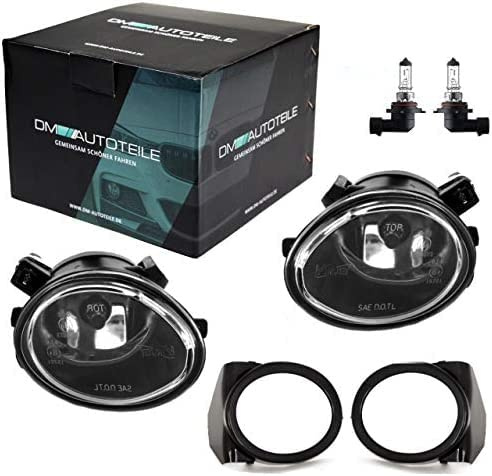 DM Autoteile E46 E39 Nebelscheinwerfer Klarglas Chrom Kompatibel für M M3 M5