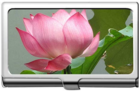 Yanteng Zen Lotus Flower Floral Visitenkartenhalter 304 Edelstahl-Lotus Edelstahl-Kartenhalter