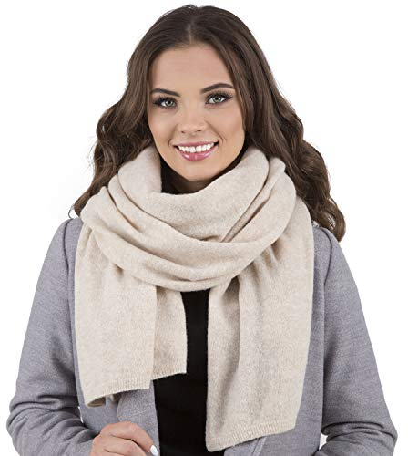 VIVISENCE Damen Winter Schal Aus Modischer Gemütlich Wärmendem Garn Mit Dekorativer Bindung Für Kalte Wintertage Frauen Elegante Und Sportliche Outfits Winter Herbst Modell 7101