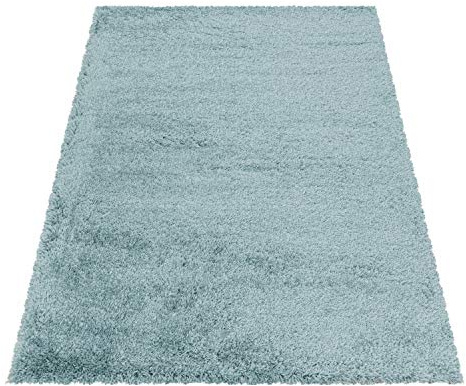 Ayyildiz Wunderschöne Hochflor Teppich: Weich, Flauschig & Leicht zu Pflegen - Idealer Komfort für Wohnzimmer oder Schlafzimmer, Größe:240 x 340 cm, Farbe:Blau