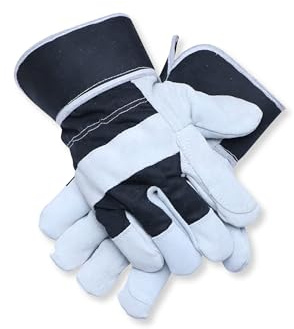 TIGEAR Multipurpose Washable Working Gloves – Thornproof Safety, Protective Leather Gauntlet, Fleece for Gardening, High Dexterity Heavy Duty work, Construction, Bricklaying, Pruning & Rigger Tasks