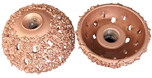 CNRTSO 40mm Holzwinkel Schleifscheibe Schleifen Schnitzen Drehwerkzeug Schleifscheibe for Winkelschleifer Hartstahl Shaping Schleifscheibe