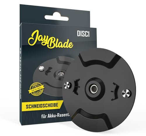 Jay Blade JayBladeDisc1 + 20 Kunststoffmesser Schneidscheibe Ersatzscheibe Trimmerscheibe Scheibe für Akku Rasentrimmer passt für Einhell | Gardol | Gartenmeister | Mr Gardener