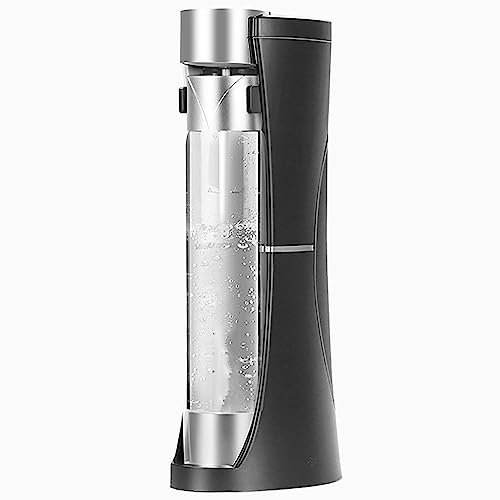 Máquina Transmisión Refrescos, Fabricante Agua con Gas con Botella Agua 1 L, Fabricación En 2 Segundos, Material ABS Respetuoso con Medio Ambiente | Desplazamiento Ajustable