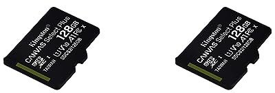 Kingston Canvas Select Plus microSD Card SDCS2/128 GB SP Class 10 (Pack of 2)