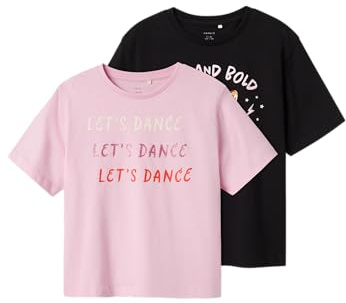 Name it Kids Mädchen Nkfbetria 2p Ss Nreg Top Pb Nkfbetria 2P Ss Nreg Top Pb (2er Pack)