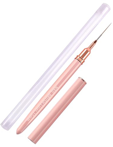 Pinceau professionnel pour neil art – Pinceaux à ongles en acrylique pour peinture gel UV, outils de conception d'ongles pour la peinture des détails des ongles, French Liner et stylos à points pour l