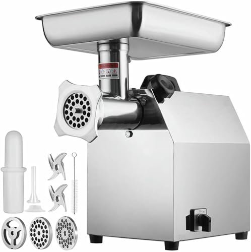 Picadora de carne eléctrica, máquina picadora y embutidora automática de salchichas, picadora de carne industrial, picadora de carne multifuncional para salchichas, para uso doméstico y comercial