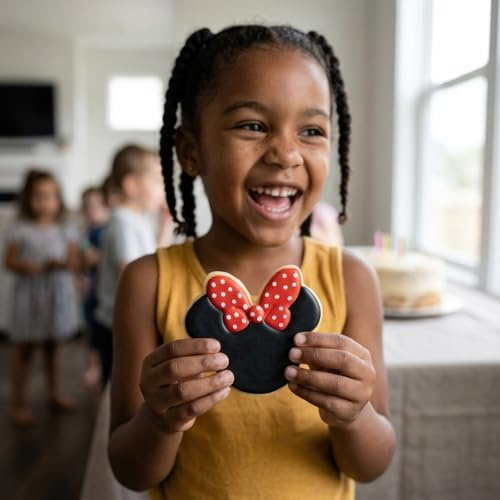 Ann Clark Girl Mouse with Bow Cookie Cutter, 3-1/2 Made in USA