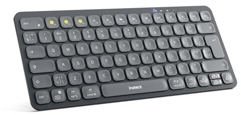 Inateck Bluetooth Wireless Keyboard,Slim Ergonomic Design with AI Key