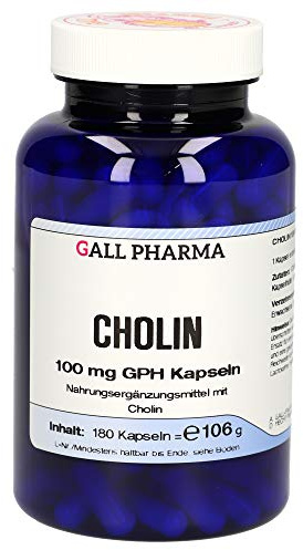 Gall Pharma Cholin 100 mg GPH Kapseln 180 Stück