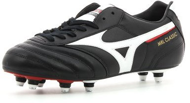 MIZUNO MRL Classic SI Herren-Fußballschuh, Schwarz/Weiß/Rot, Größe 39