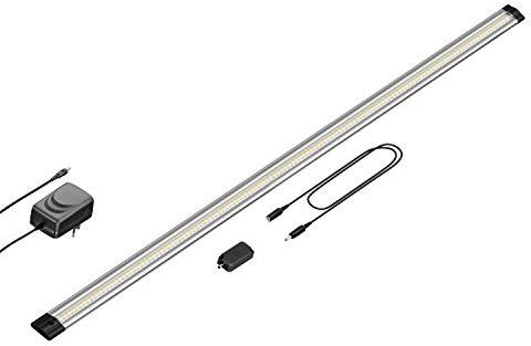 parlat LED Unterbau-Leuchte Siris mit Netzteil, Touch-Dimmer, flach, 90cm, 1044lm, weiß
