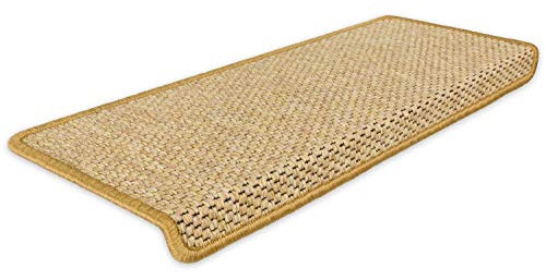 Kettelservice-Metzker Stufenmatten Treppenmatten Göteborg Rechteckig Mais 15 Stück im Set