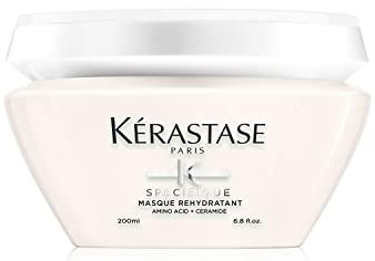 Kérastase Haarmaske für trockene Längen, Intensiv feuchtigkeitsspendend für mehr Glanz und Geschmeidigkeit, Masque Réhydratant, Spécifique, 200 ml
