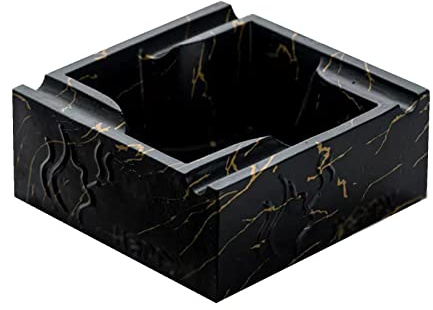 Posaceneri Moderni Posacenere in ceramica Portacenere da fumo da tavolo di grande capacità Posacenere for sigari Portacenere for fumatori for desktop da ufficio a casa Posacenere Carino (Color : Blac