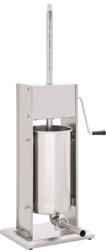 Generico Insaccatrice Manuale Argento 15 L in Acciaio Inossidabile (21,94 kg)-Casa e Giardino