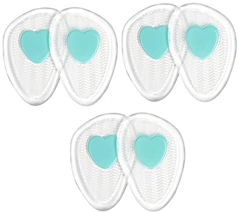 Gogogmee 3paare Metatarsalpolster Für Damen Und Herren Komfortable Fußpolster Geeignet Für Schuhe Anpassbare Einlagen Zur Druckentlastung Für Geschwollene Füße Grüne Wellenstruktur