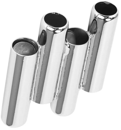 Edelstahl Erhu Stimmgerät für Violine und Geige, Präzise Tonhöhe | Leicht und Kompakt, Silbernes Metall Design, für Ohrtraining, 1 Stück