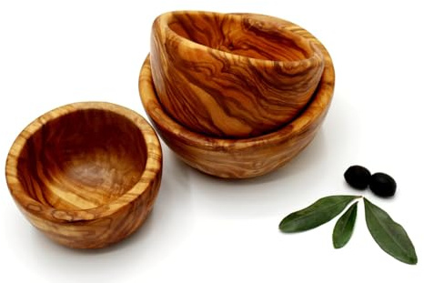 DAGDEG, Ciotola in legno d'ulivo, 10 cm