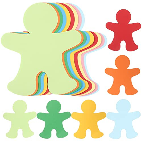 Housoutil 72 Stück Dekoration aus Papierschnitt dekorativ Schule bunt sortiert schmücken pailletten kinderzimmer wanddeko Papierausschnitte für Scrapbooking Grußkarten-Dekore Papierstau