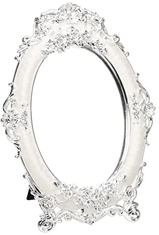 BESTOYARD Europäischer Metall Kosmetikspiegel Single-Sided Tischspiegel Mit Hochauflösender Oberfläche Kompakt Robust Für Make-up Und Wohnkultur