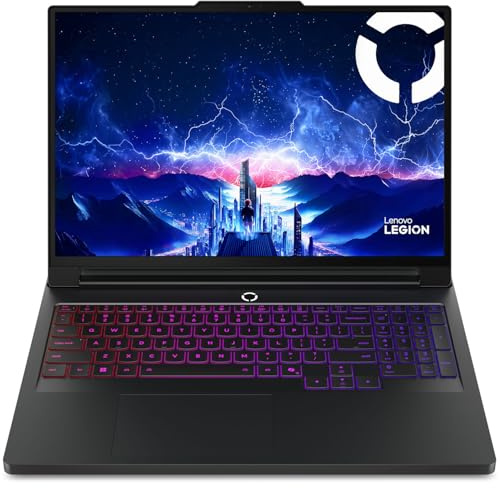Lenovo Legion Pro 7i Gen 10, AI Gaming Laptop, Intel Ultra 9 275HX, 16 OLED 2.6K (2560x1600) 240Hz 500 nits, 64GB DDR5, 4TB SSD, NVIDIA RTX 5090, 5MP Camera E Shutter, Wi-Fi 7, Win 11 - Eclipse Black