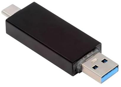 Cablecc USB 3.0 de 5 Gbps y tipo C a 2 en 1 TF T-Flash y lector de tarjetas SD para cámara, laptop, tableta y teléfono serie Mate