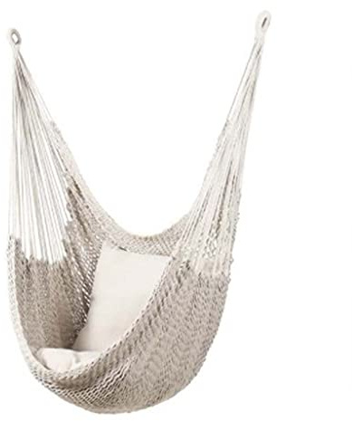 Mesh Hammock Chair Porch For Seat Woven Hanging Rope String Netted Swing Outdoor Indoor Garden Furniture For Yard Bedroom Patio Decoration Mesh Hammock Chair Seat