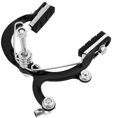 Vorderer Bremssattel Fahrrad aus Metall, Schwarz, C-bremse | Bremssattel Fahrrad, Fahrradbremsklemme für Bike, Leicht zu Montieren