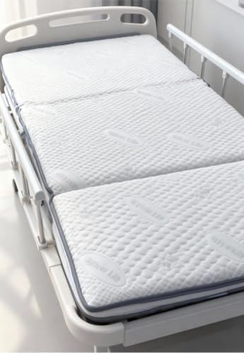 Hollert MediWool 3D Air Therapy System 80 x 200 cm – Cojín terapéutico, protector de colchón que alivia la presión, transpirable y antibacteriano para cuidado, rehabilitación y hogar