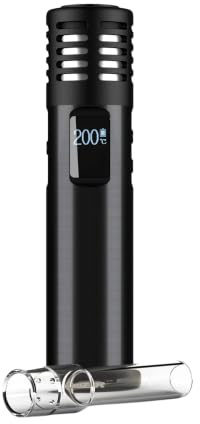 Arizer Air Max Dry Herb Vaporizer [Carbon Black] - No Nicotine | Available in 6 colours - USB-C Cable, Removable Batter, Dark Mode, Isolated Airpath, Ceramic Heating, Automatic Inversion