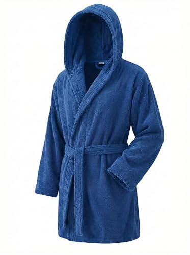 Top Towel - Elegant - Albornoz Mujer y Hombre 100% Algodón, 500 g/m² - Opción con Capucha o Sin Capucha - Suave y Absorbente para Ducha, Spa y Piscina