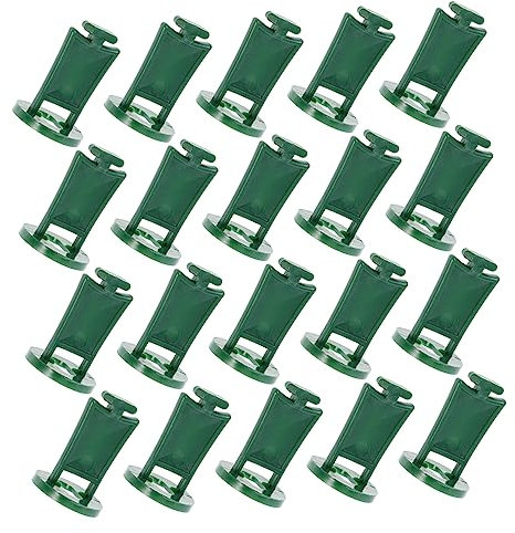 CAXUSD Greenhouse Fixing 50pcs Clips Twist for Aluminium Greenhouse Pp Shading Net Insulation Materials Hanging Small and Plants