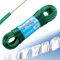 30m Cuerda Tendedero Exterior, Cuerda para Tender Ropa Exterior de Alta Resistencia Núcleo de Acero, Fuerte 4mm Dia Cordel Tender Ropa, Cuerda para Tendedero de Ropa Antióxido e Impermeable,120KG LC
