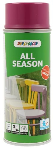 DUPLI-COLOR ALL SEASON RAL 4006 Verkehrspurpur glänzend 400 ml - Sprühfarbe | Flexible Kunstharz-Qualität, Wetter- & UV-beständig, Schnelltrocknend, vielseitig einsetzbar auf diversen Untergründen