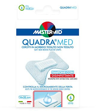 Master Aid Quadra Med Strip 6 Pezzi Dita - 1 Prodotto