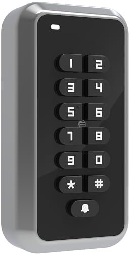 UHPPOTE 13.56MHZ IC Custodia in Metallo Impermeabile Stand-Alone Tastiera di Controllo Accesso con Wiegand 26-bit Interfaccia
