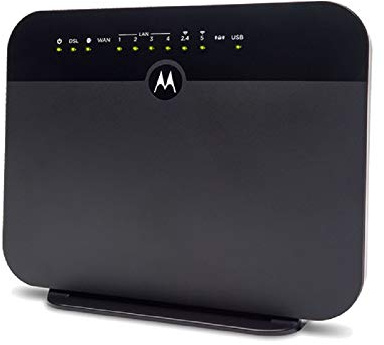 MOTOROLA VDSL2/ADSL2+ Modem + WiFi AC1600 Gigabit Router, Model MD1600, for Non-Bonded, Non-Vectoring DSL from Frontier and Some Other DSL Providers
