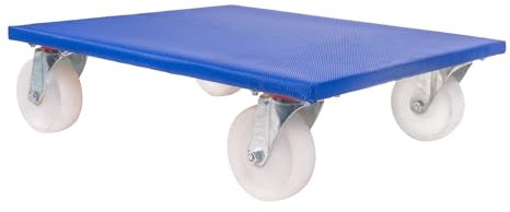 BB-Verpackungen 9X Profi-Möbelroller MEDIUM 500kg 600 x 500 x 165 mm (9 Stück) | extrem stabil, wendiges Rollbrett, Antirutschbelag Transportroller und spurloses Rollverhalten