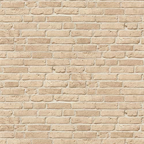 Vliestapete Steintapete Tapete Steinoptik Naturstein-Tapete Tapeten Wohnzimmer 340842 34084-2 A.S. Création Loft | Beige/Crème | Rolle (10,05 x 1,06 m) = 10,65 m²