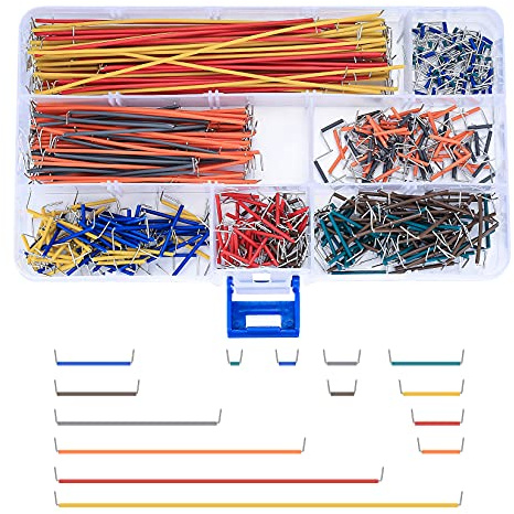 560 Stück Jumper Wire Set, Breadboard Jumper Cable Bridges, Breadboard Jumper Wire Male to Male sortiert mit Plastikbox für Steckbrett