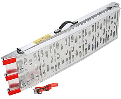 Pro-Lift-Montagetechnik Auffahrrampe 340kg faltbar Verladerampe Verladeschiene Aluminium Laderampe Antirutsch Motorrad ATV Quad Auto PKW