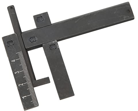 Vergaser-Werkzeug, Schwimmer-Füllstands-Einstelllehre, Schwimmer-Füllstands-Lehre für Vergaser, Metrische Anzeige, 0-40 Mm, Verstellbarer Stahl Zum Messen der Höhe zwischen