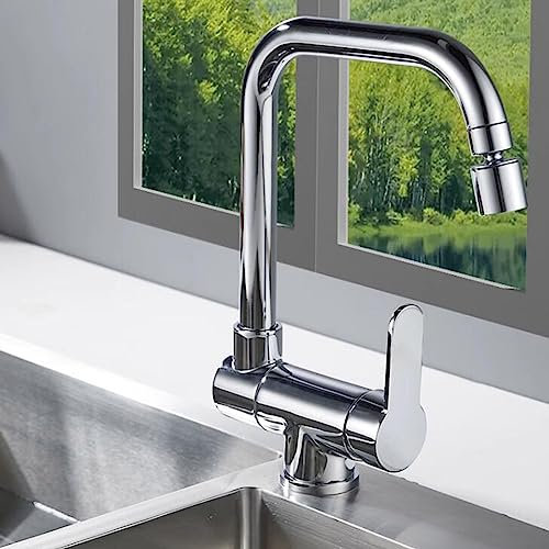 Wasserhahn Küche Klappbar Vorfenster Küchenarmatur Chrom Drehbar Messing Mischbatterie Küche Vorfenstermontage